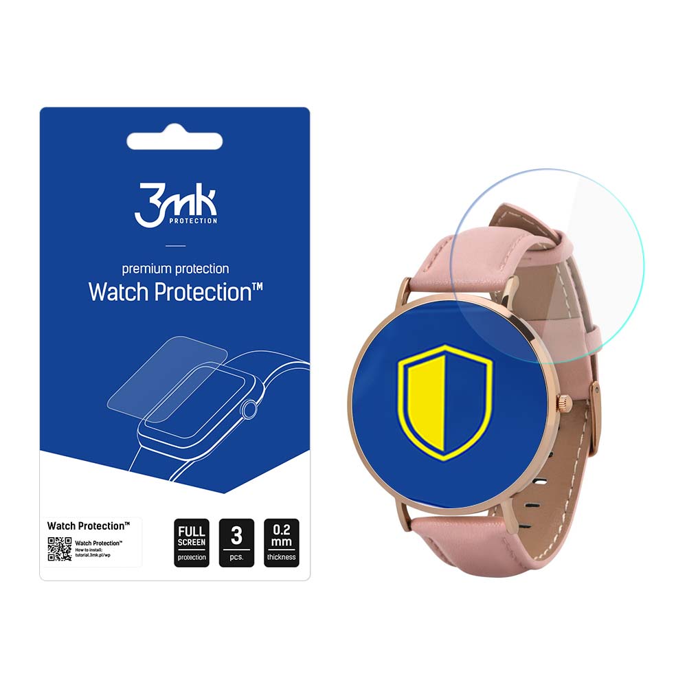 Гибридное стекло 3mk Watch Protection™ против FlexibleGlass на Garett Verona