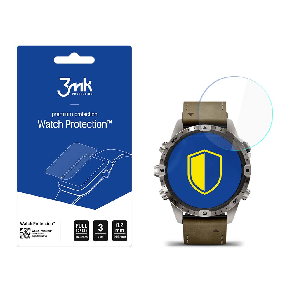 3mk laikrodžio apsauga™ v. FlexibleGlass hibridinis stiklas Garmin MARQ Gen 2