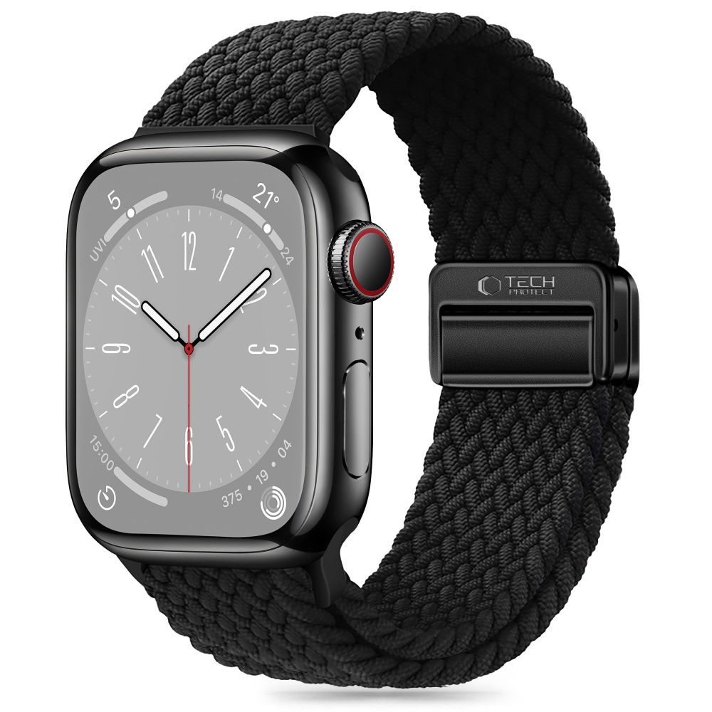 TECH-PROTECT NYLONMAG APPLE WATCH 6 / 7 / 8 / 9 / 10 / SE / ULTRA 1 / 2 (44 / 45 / 46 / 49 MM) ЧЕРНЫЙ