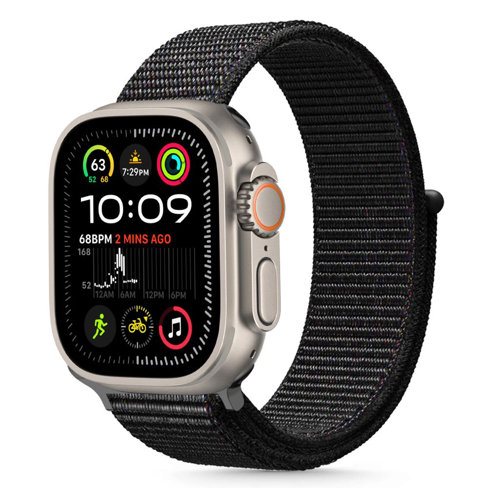 TECH-PROTECT NYLON Apple Watch 6 / 7 / 8 / 9 / 10 / SE / Ultra 1 / 2 (44 / 45 / 46 / 49 MM) черный