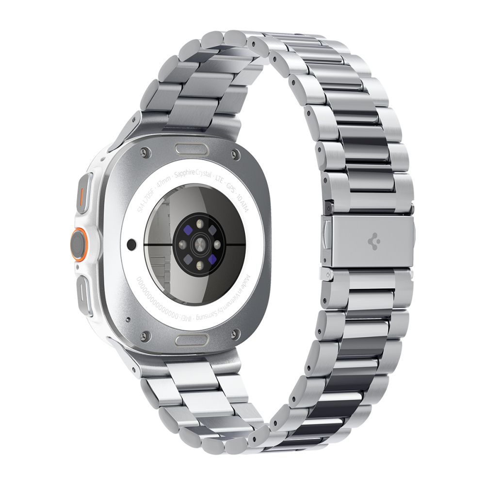 Spigen Modern Fit Band metalinis dirželis Samsung Galaxy Watch Ultra 47 mm, sidabrinis