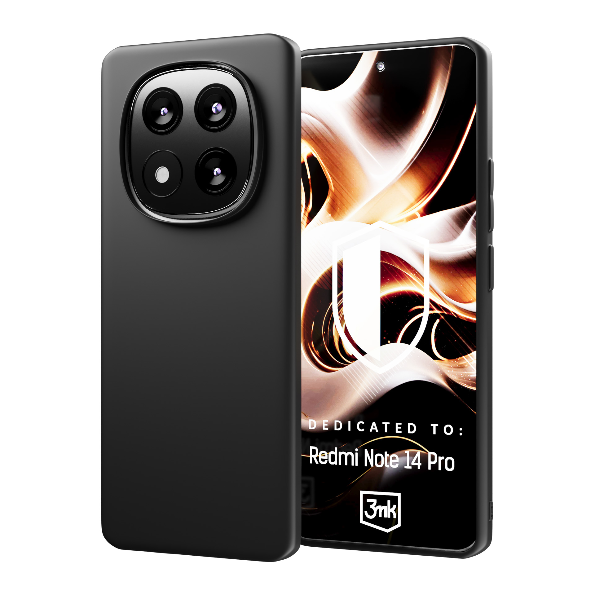 Dėklas 3mk Matt Case Xiaomi Redmi Note 14 Pro 5G/Poco X7 juodas
