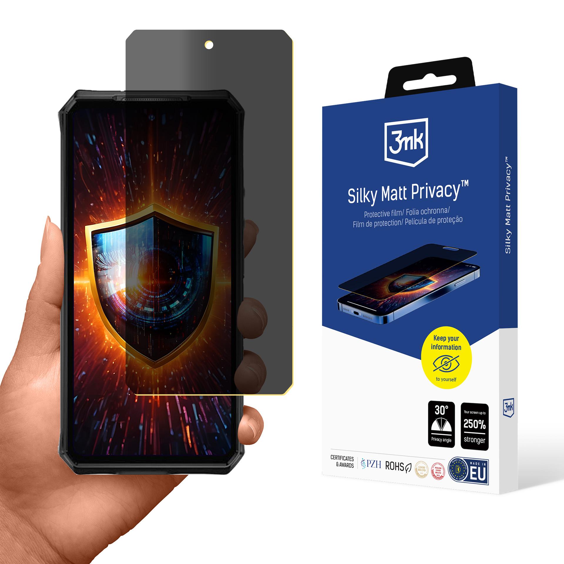 3mk Silky Matt Privacy Matte Screen Protector for Ulefone Armor 28 Ultra