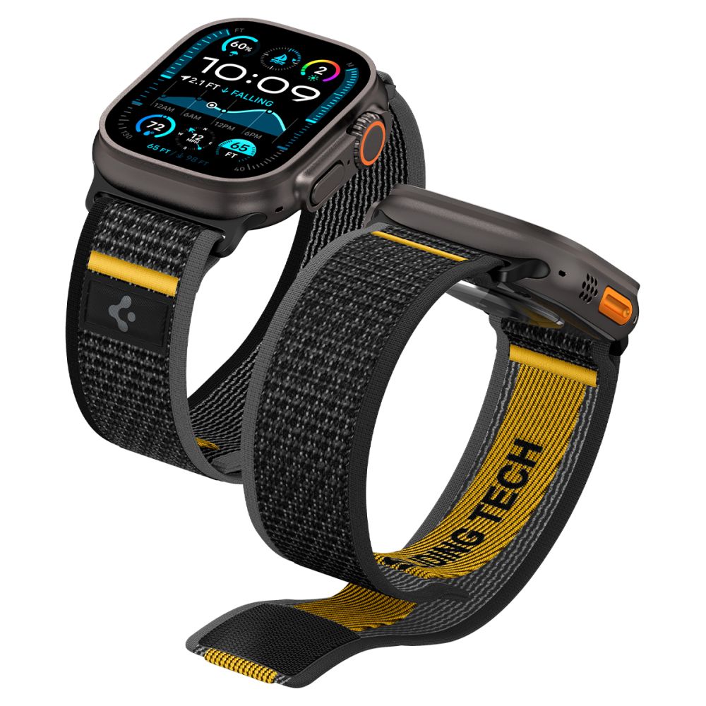 Spigen Athlex Air Strap for Apple Watch 44 / 45 / 46 / 49 mm - Black