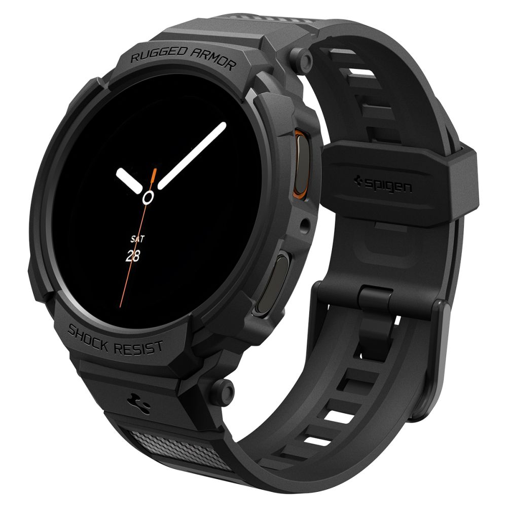 SPIGEN RUGGED ARMOR "PRO" SAMSUNG GALAXY WATCH 8 (40 MM) МАТОВЫЙ ЧЕРНЫЙ
