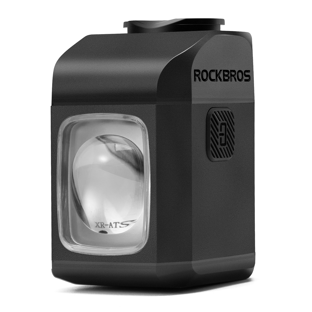 Rockbros M8 1600lm priekinis dviračio žibintas su nuotolinio valdymo pulteliu, 10m, įkraunamas, 4000 mAh - juodas