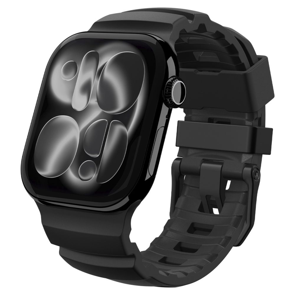 SPIGEN WBS2 dirželis APPLE WATCH 8 / 9 / 10 / 11 / SE / ULTRA (44 / 45 / 46 / 49 MM) juodas