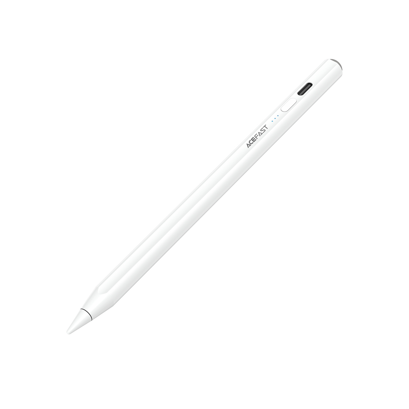 Acefast V2 talpinis rašiklis iPad su 2 keičiamais antgaliais - baltas