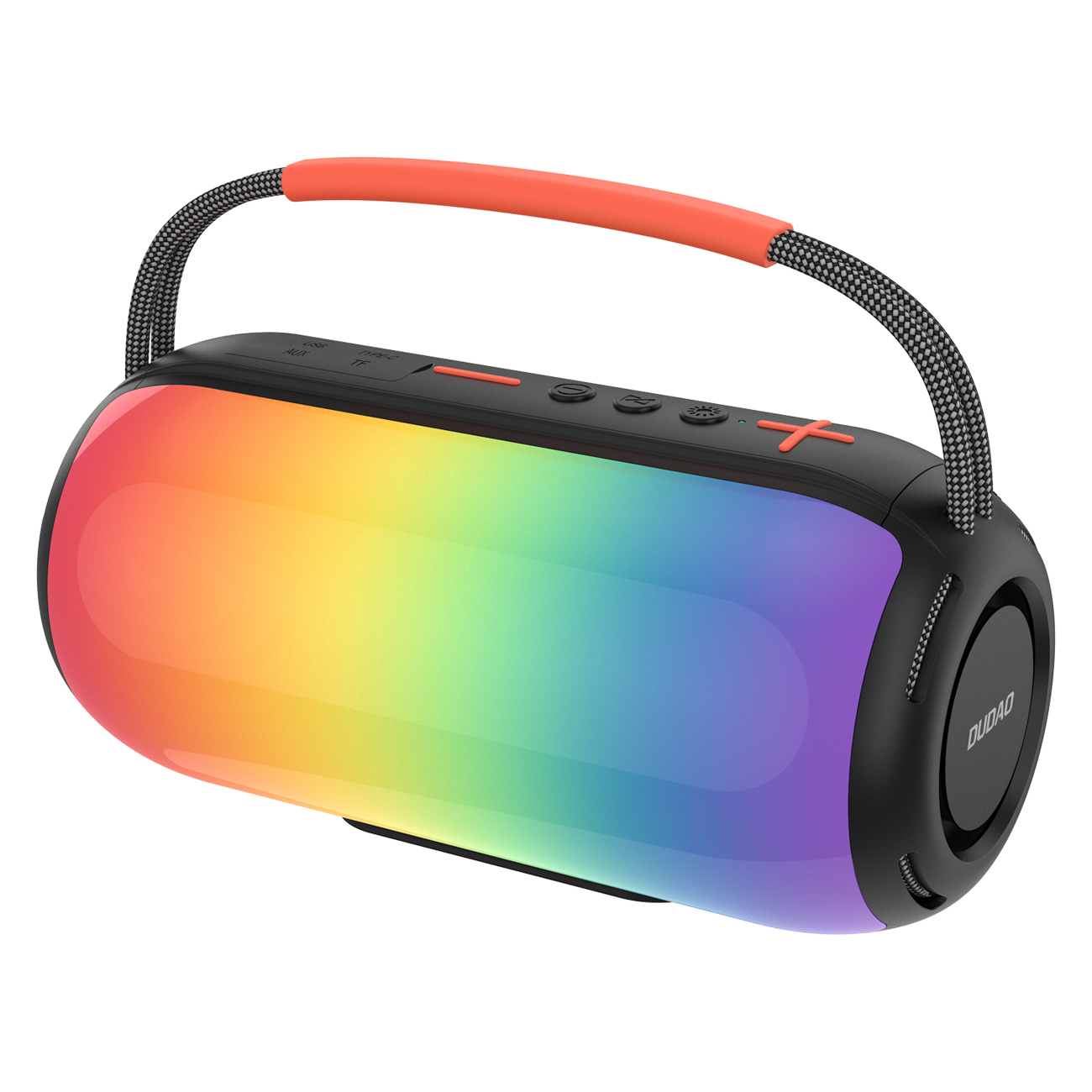 Dudao Y21 belaidis garsiakalbis su RGB apšvietimu Bluetooth 5.3 - juodas