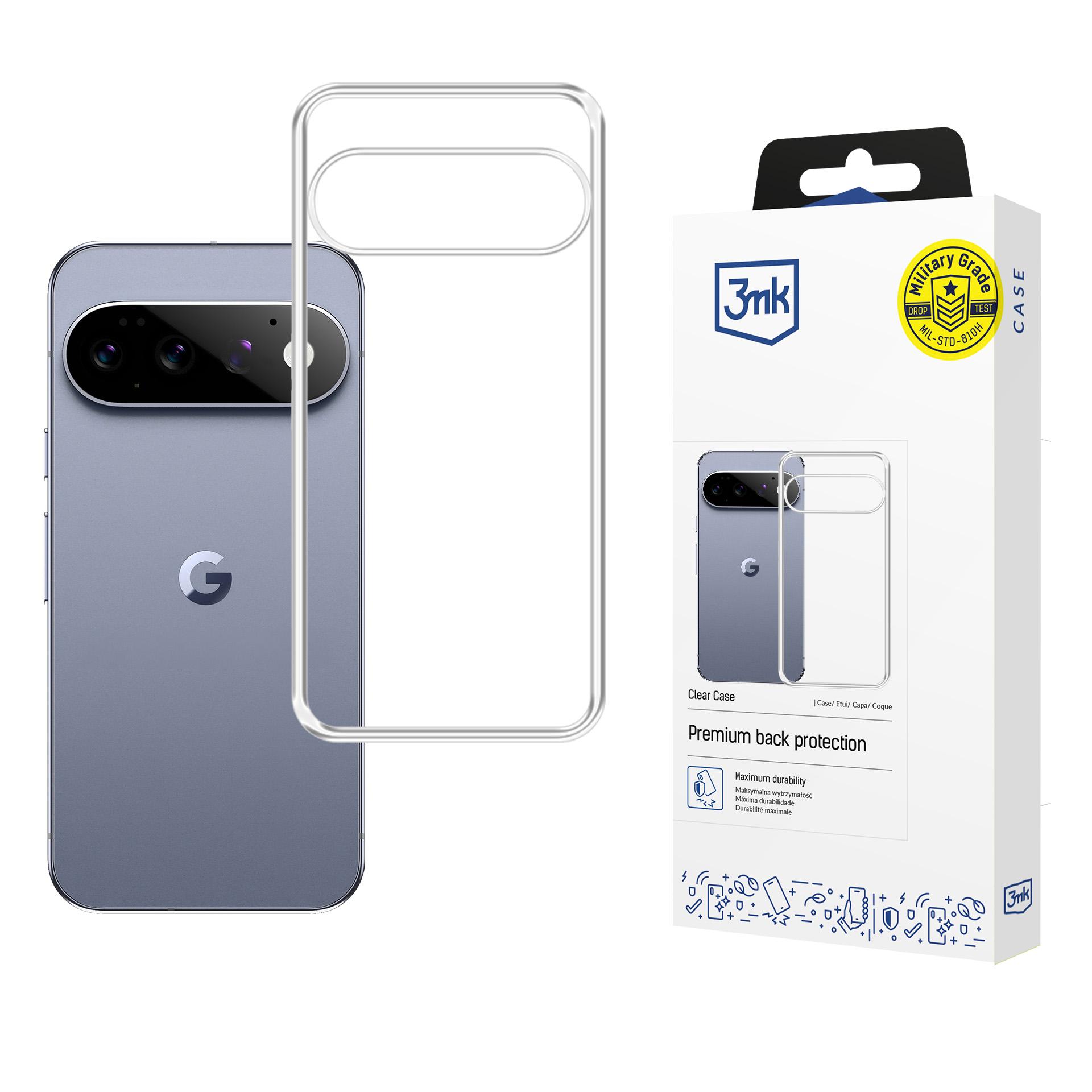 3mk „Clear Case“ dėklas, skirtas „Google Pixel 11 / Pixel 11 Pro“ – skaidrus