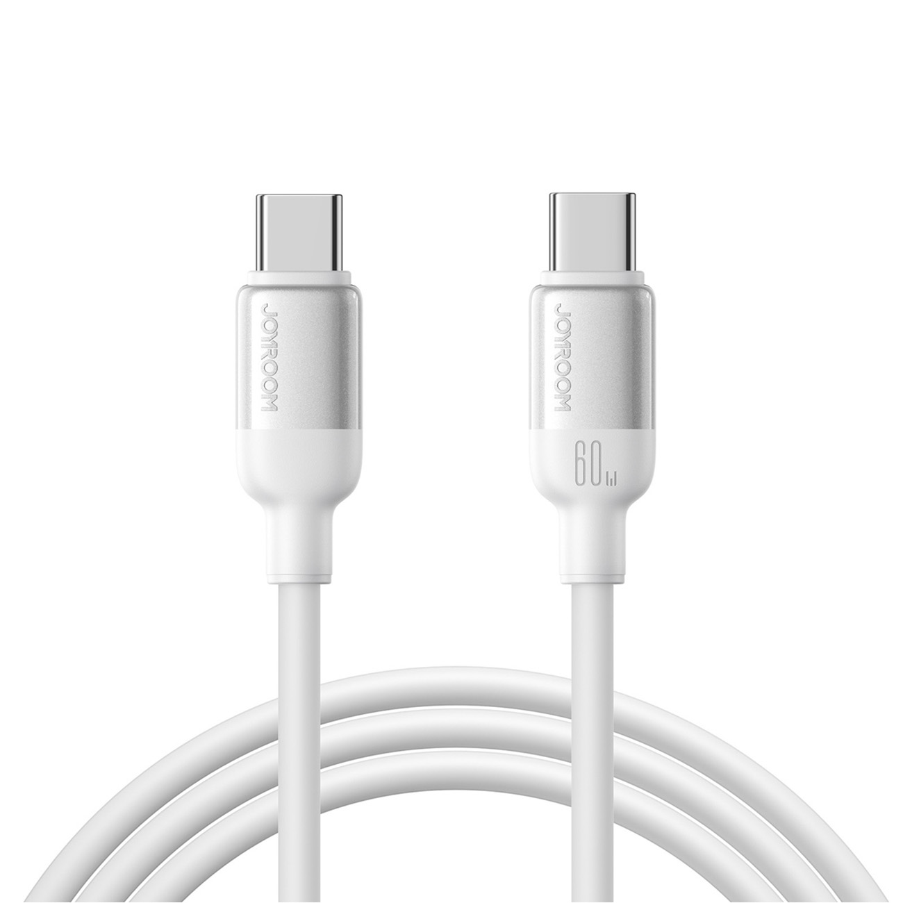 Joyroom S-A62 Lively Series 60W USB-C - USB-C кабель 1.2m - белый