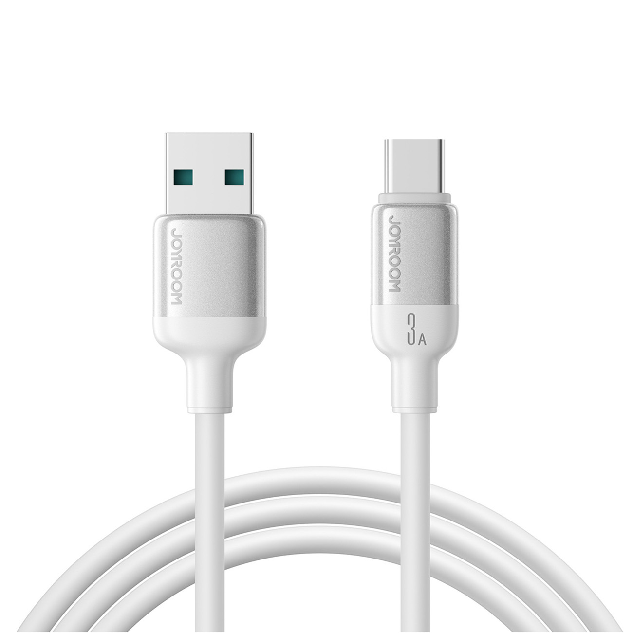 Joyroom S-A62 Lively Series 3A USB-A - USB-C кабель 1.2 m - белый