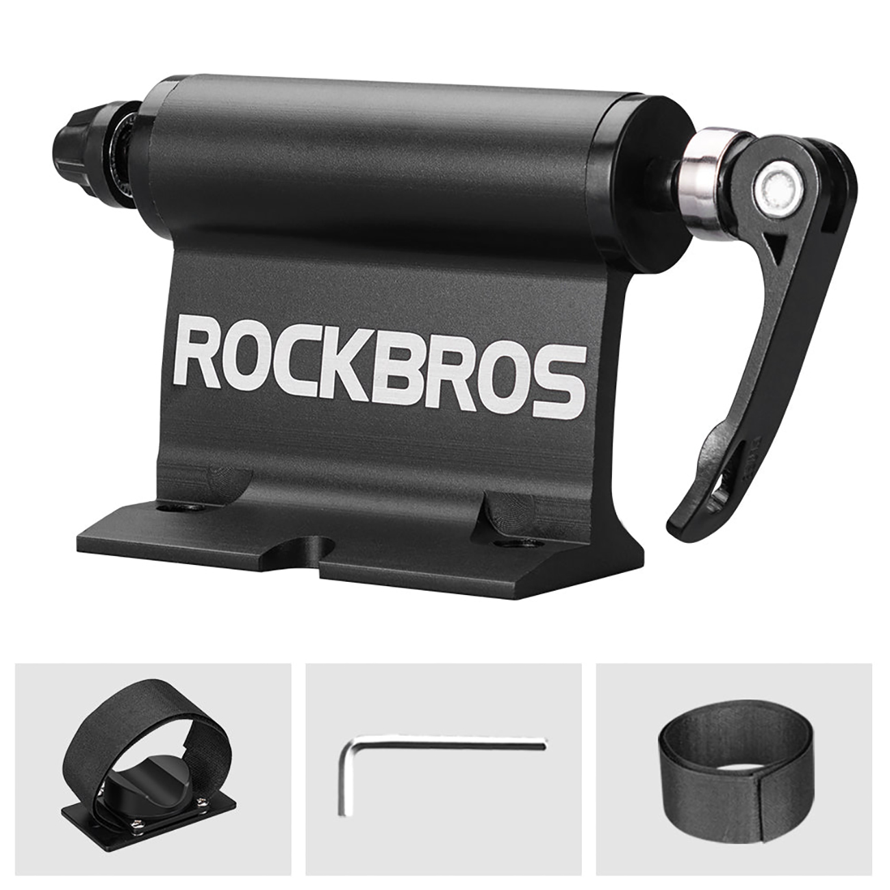 Rockbros XL1001 dviračio laikiklis automobilio stogui – juodas