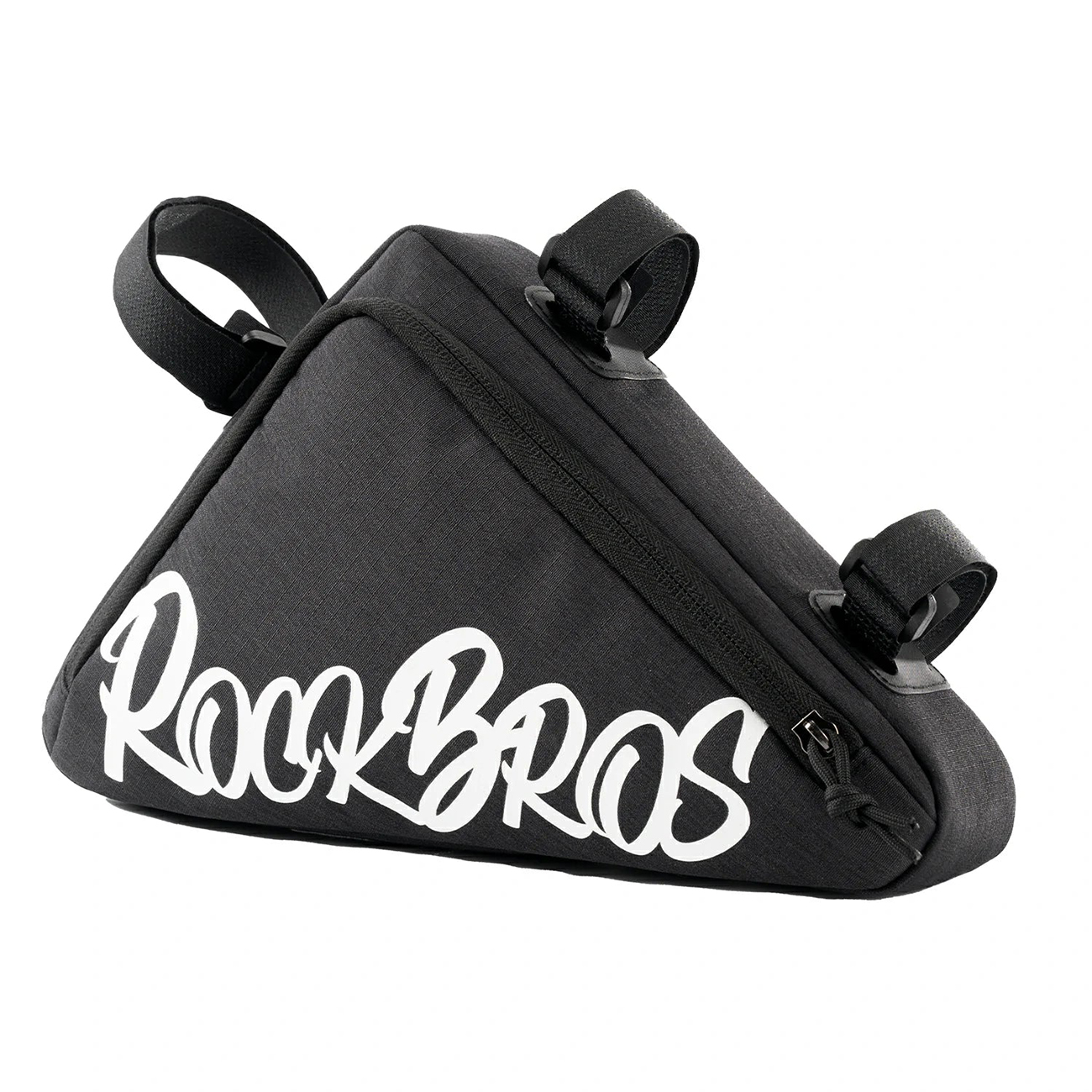 Rockbros G002 Flash Journey trikampis 1,4 l dviračio rėmo krepšys – juodas