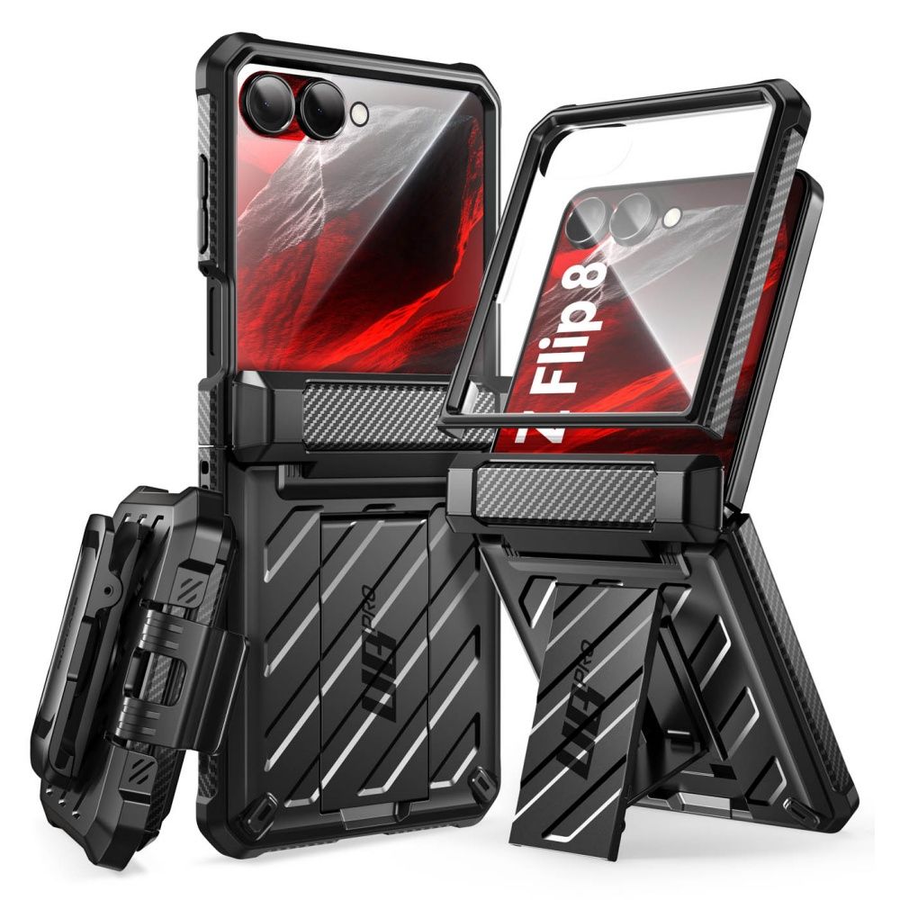 Чехол Supcase Unicorn Beetle Pro для Samsung Galaxy Z Flip 8 - черный