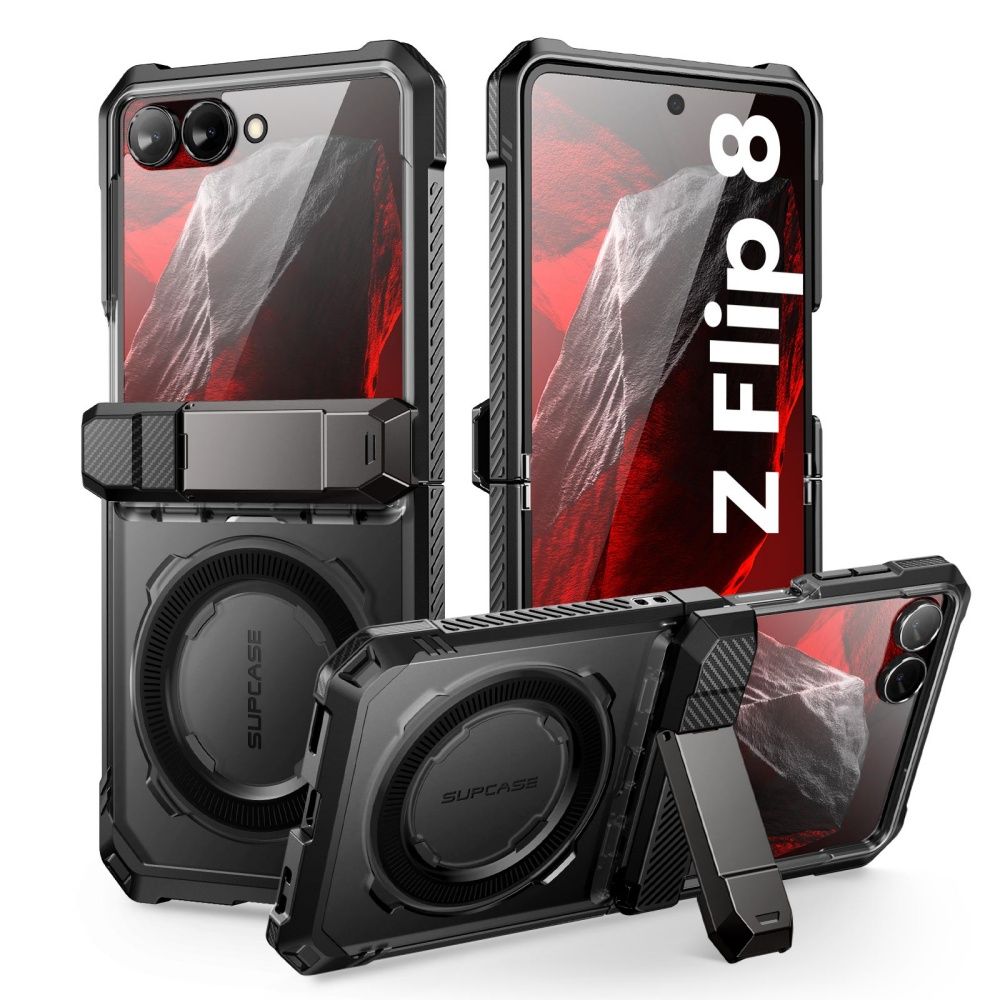 Чехол Supcase UB Grip Mag MagSafe для Samsung Galaxy Z Flip 8 - черный