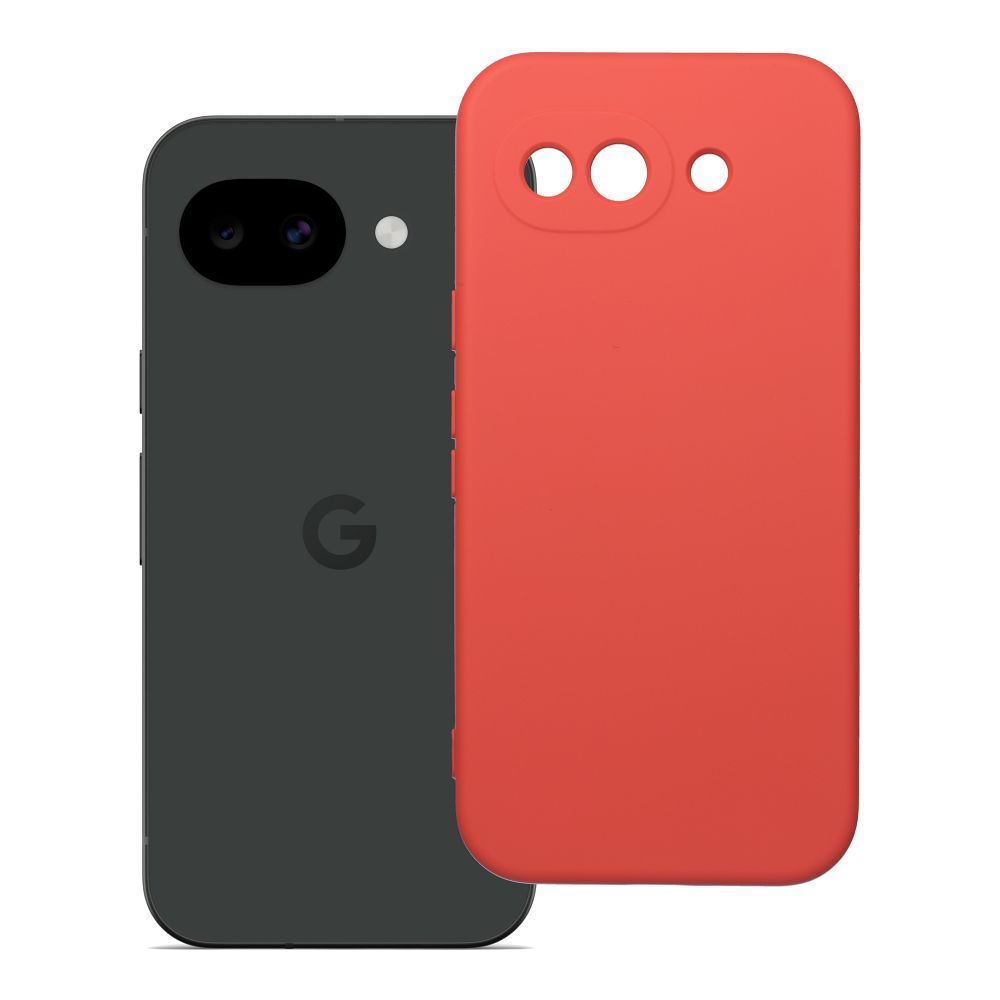 Силиконовый чехол для Google Pixel 10a, пудрово-розовый