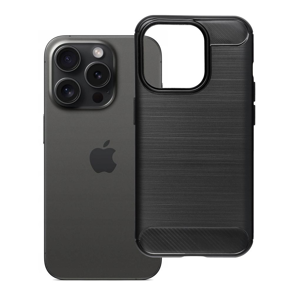 Чехол iPhone 15 PRO Carbon 2.0 черный