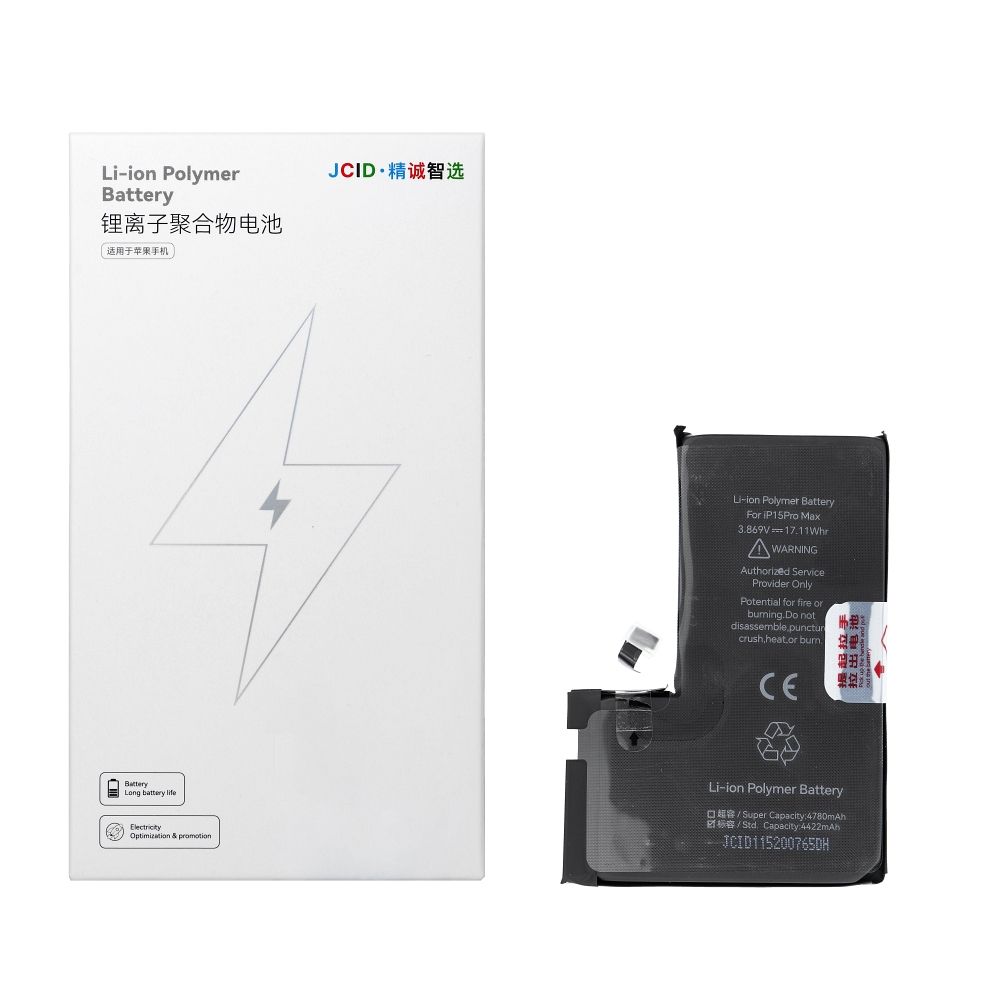 JCID Battery for iPhone 15 Pro Max (standard capacity)