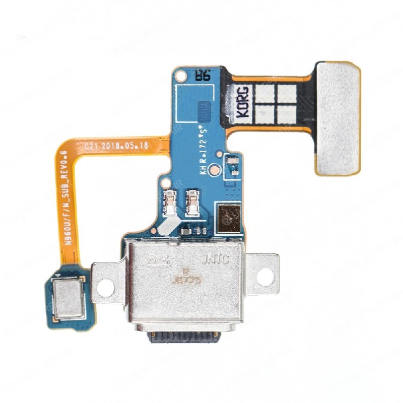 Шлейф Samsung N960F Note 9 разъема, микрофона оригинал (service pack)