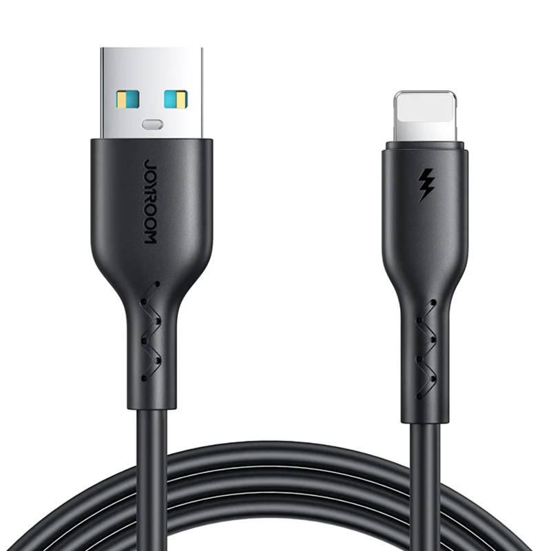 Кабель Joyroom SA26-AL3 Flash Charge USB–Lightning / 3A / 1m (черный)