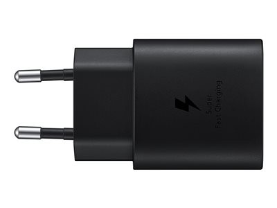Įkroviklis originalus Samsung Super Fast Charging (Type-C) EP-TA800NBE (25W) juodas