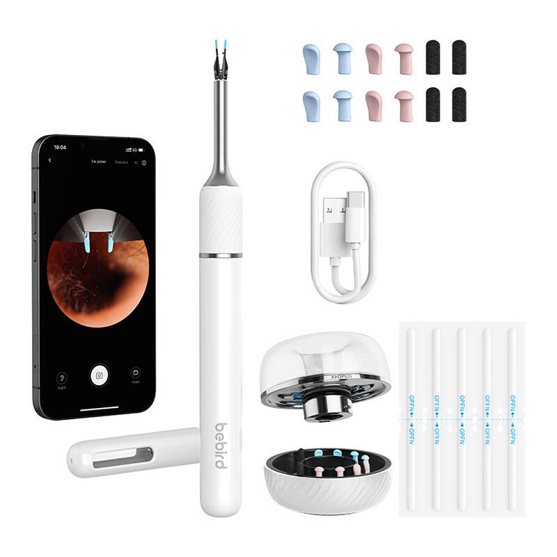 Otoskopas su ausų valymo kamera Bebird Note 5 pro (baltas)