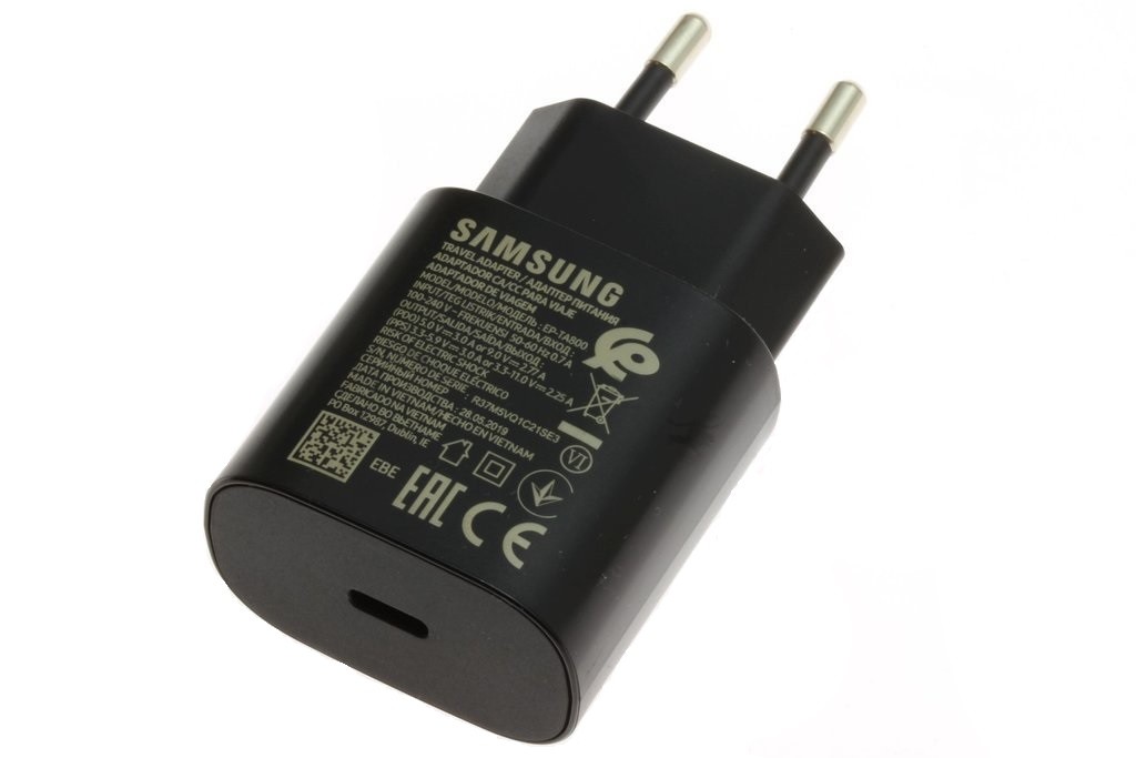 Įkroviklis originalus Samsung Fast Charging (USB-C) (EP-T1510EBE) (15W) juodas