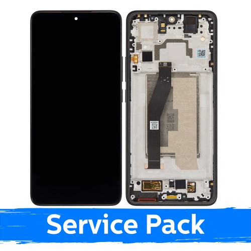 LCD Display Compatible With Xiaomi 14T with Frame  / Titan Black / (Service Pack)