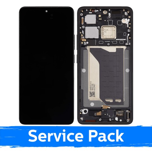 Ekranas skirtas Xiaomi Poco F7 Ultra su rėmeliu / Black / (Service Pack)