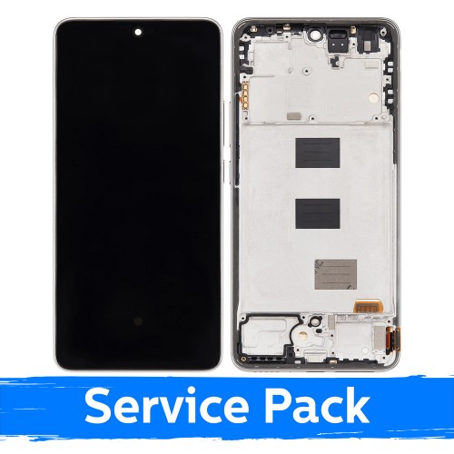 LCD-дисплей, совместимый с Xiaomi Redmi Note 14 5G / Poco M7 Pro 5G, с рамкой / лунная пыль / (сервисный комплект)