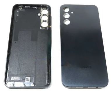 Back cover for Samsung A145 A14 4G 2023 Black (without camera lens) original (used Grade C)