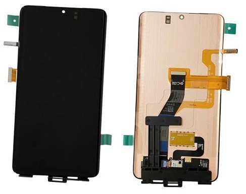 Ekranas Samsung G998 S21 Ultra su lietimui jautriu stikliuku (NO FRAME) originalus (service pack)