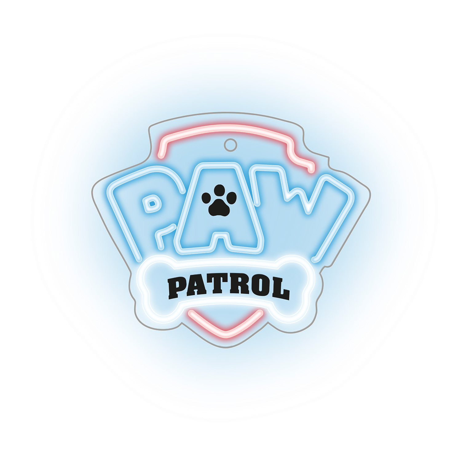 Pakabinamas Paw Patrol LED neoninis šviestuvas ant organinio stiklo – logotipas OW-130146