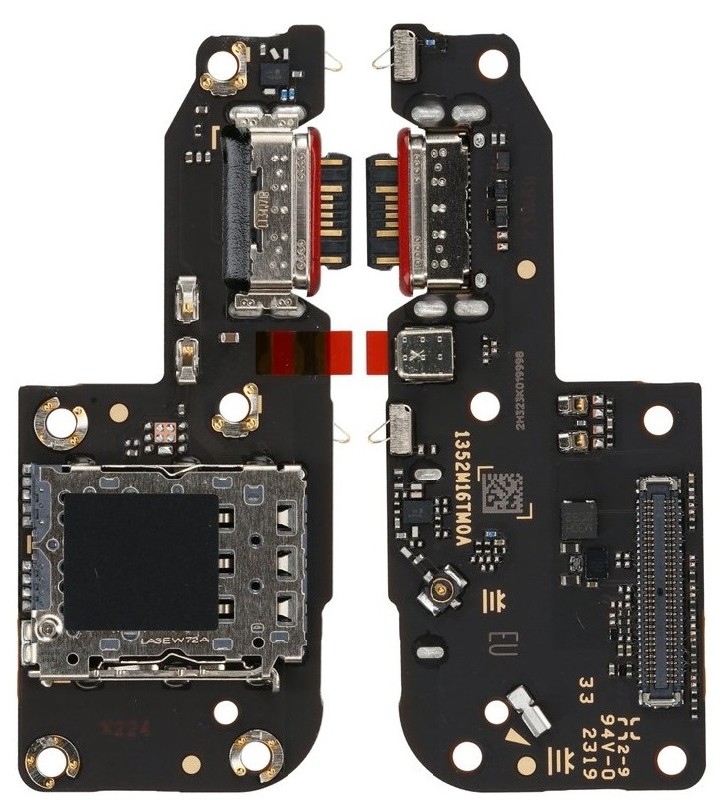 Lanksčioji jungtis Xiaomi Poco F5 5G su įkrovimo kontaktu ir mikrofonu originali (service pack)