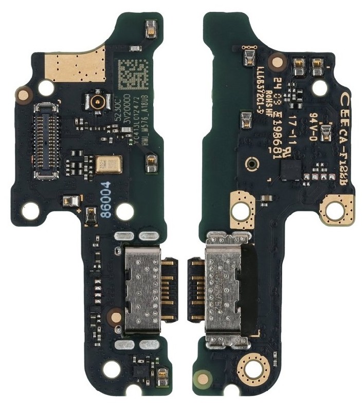 Lanksčioji jungtis Xiaomi Redmi 13C 5G įkrovimo kontakto su mikrofonu originalus (service pack)
