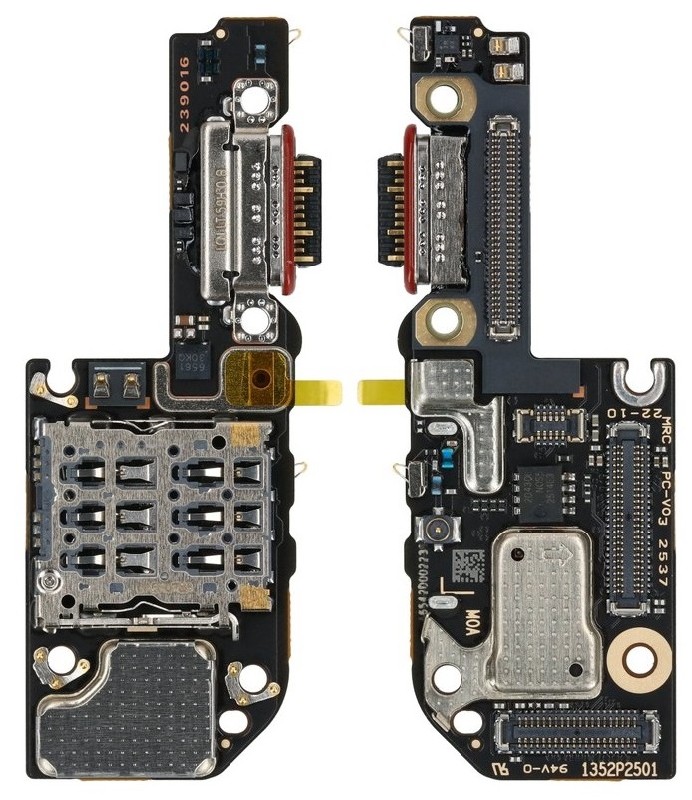 Шлейф Xiaomi Poco F8 Ultra 5G с разъемом зарядки и микрофоном, контакт SIM-карты оригинал (service pack)