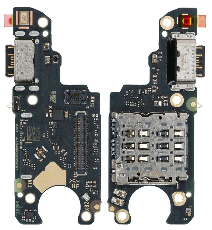 Lanksčioji jungtis Xiaomi Redmi Note 15 4G su įkrovimo kontaktu ir mikrofonu, SIM kortelės kontaktu originali (service pack)