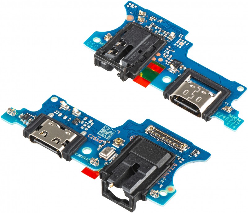 Flex Samsung A075 A07 for plugin, microphone, headphone connector original (service pack)