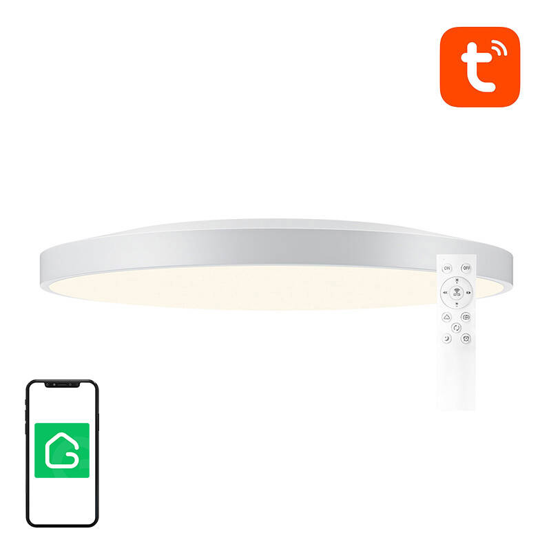 Išmanusis lubinis šviestuvas Gosund LB11, 32cm, WiFi/Bluetooth, 16M RGBCW, 1920lm, Tuya + nuotolinio valdymo pultas