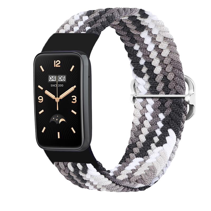 Pintas dirželis Mi Band 7 Pro/ M7 Pro (13) juodas ir baltas