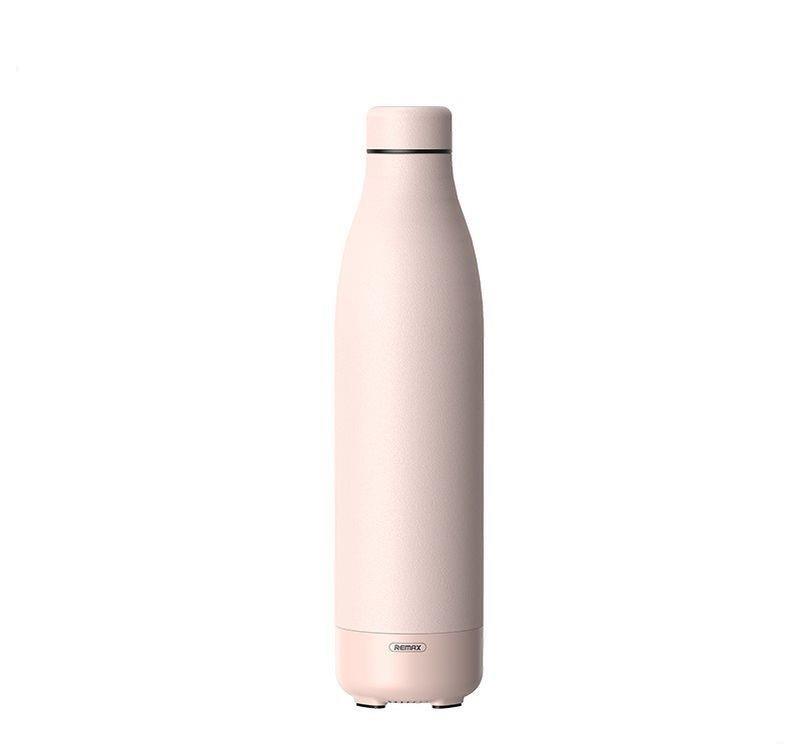 Термос с беспроводной колонкой 500ML RB-M5 BLUETOOTH 5.0 розовый/розовый