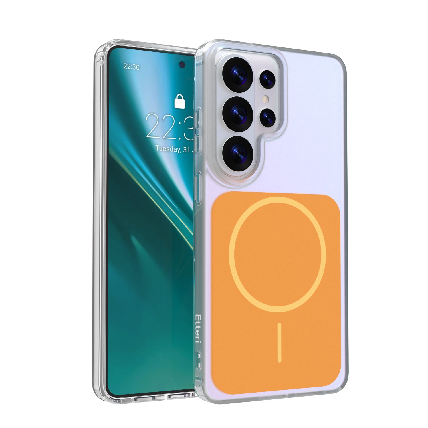 Etteri Hidden Pearl чехол для Samsung Galaxy S26 Ultra оранжевый