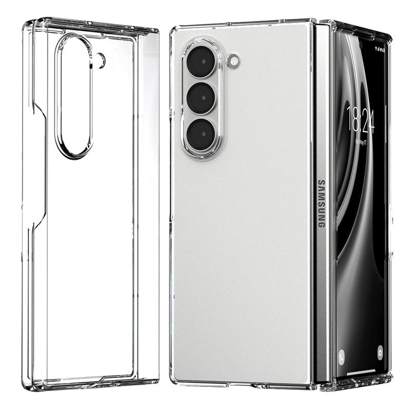 Mercury kietas PC dėklas Samsung Galaxy Z Fold7 skaidrus