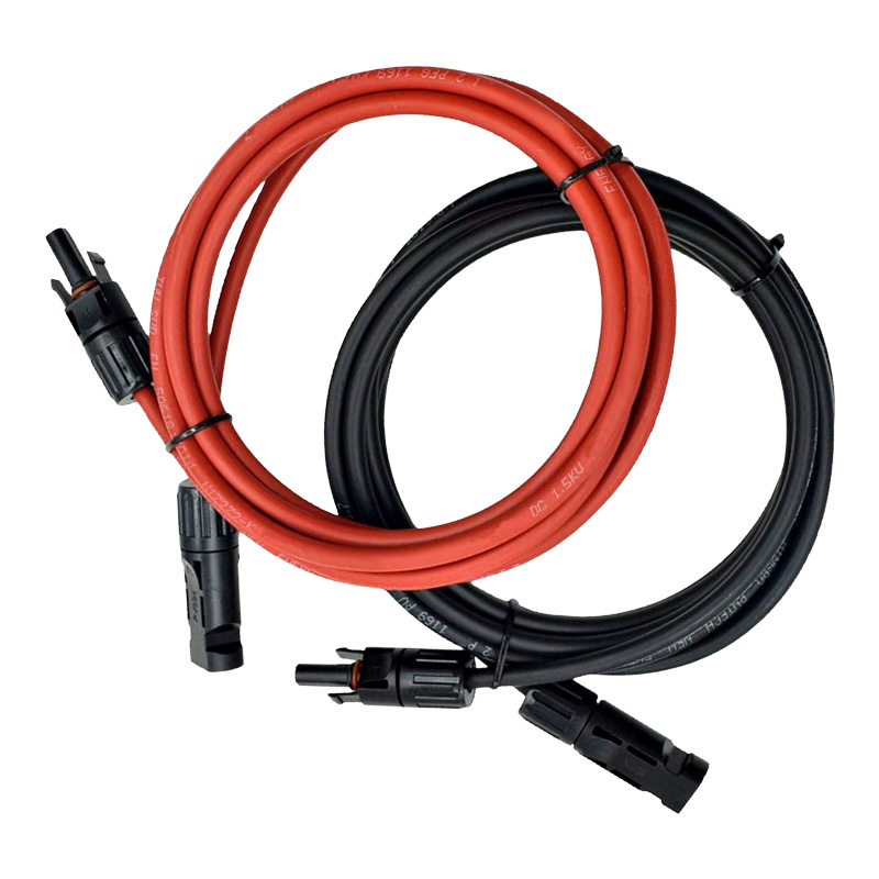 Rinkinys 2x ilginimo laidas saulės moduliams APV MC4 2m