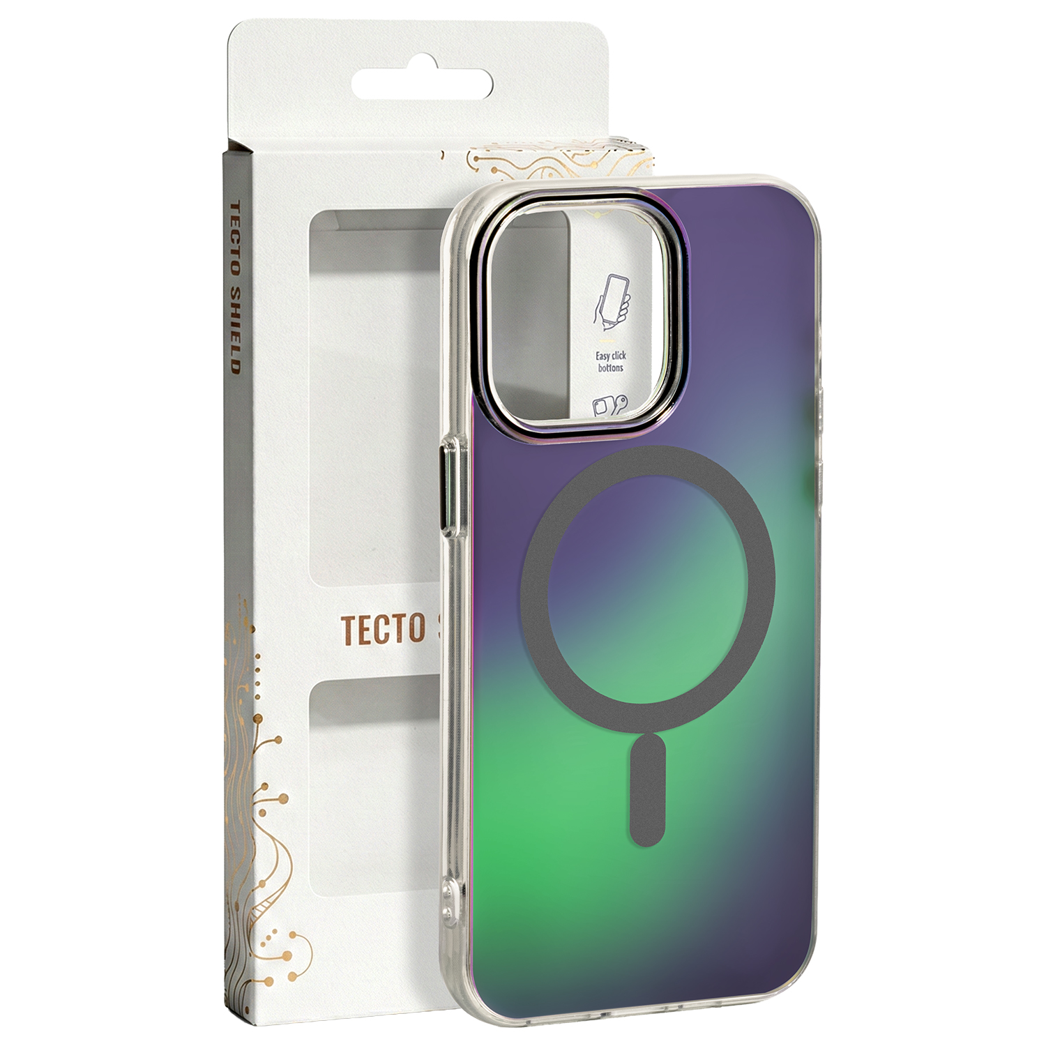 Tecto Shield Aurora чехол Samsung Galaxy S26 Ultra серый