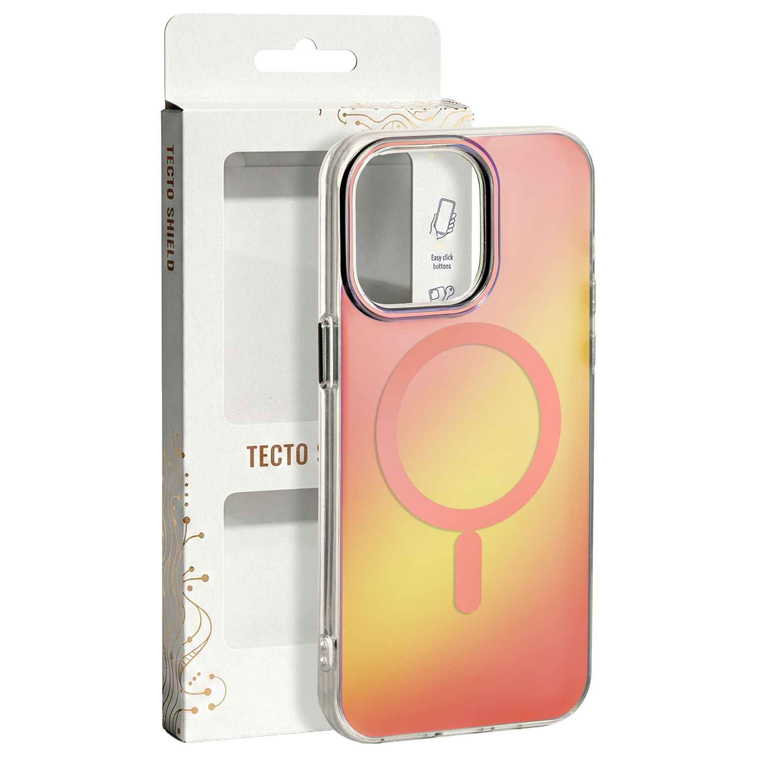 Tecto Shield Aurora чехол Samsung Galaxy S26 Ultra розовый