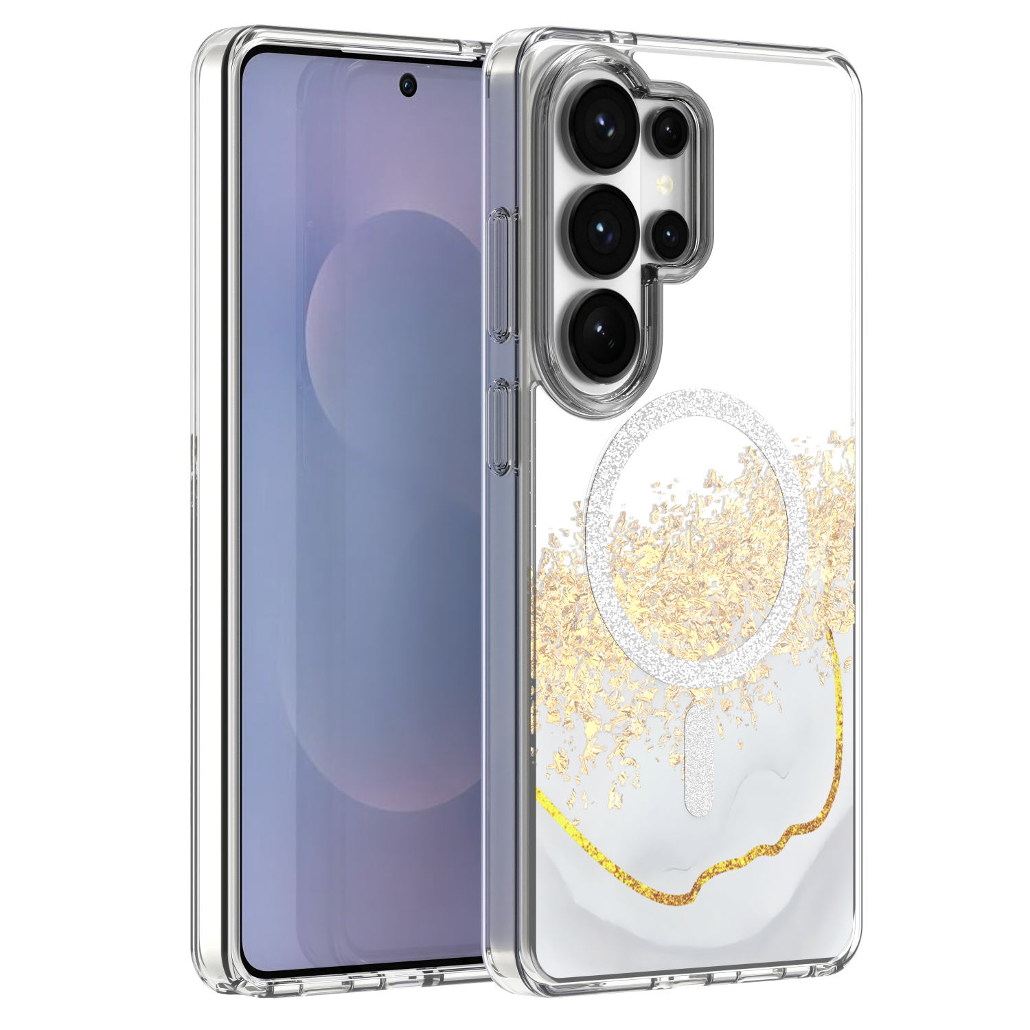 Чехол Epoxy Mag для Samsung Galaxy S26 Ultra белый