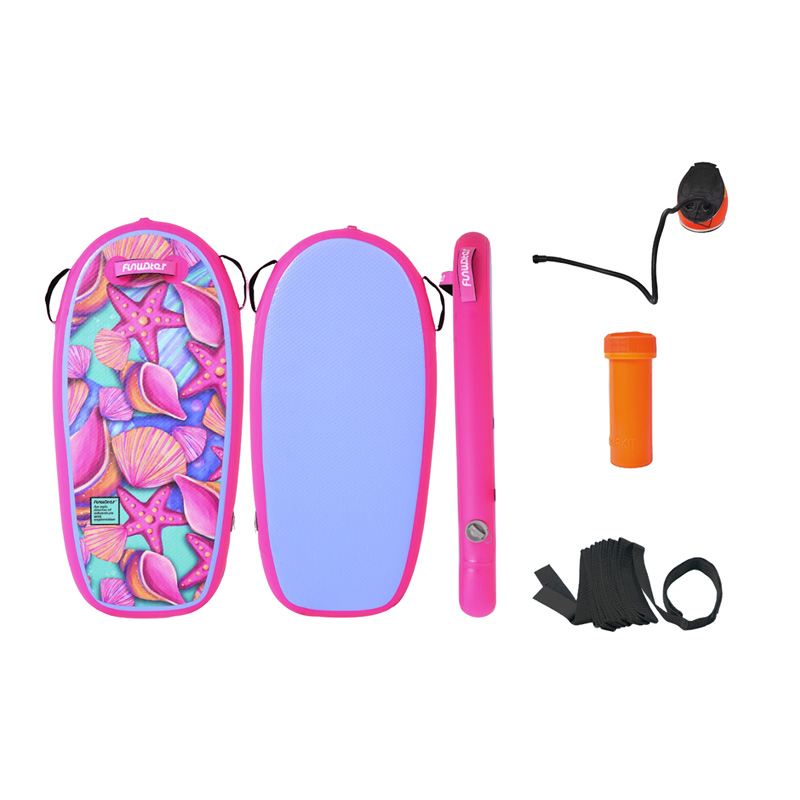 FunWater pripučiama bodyboard lenta ESIZ00089 1,1m (rožinė)