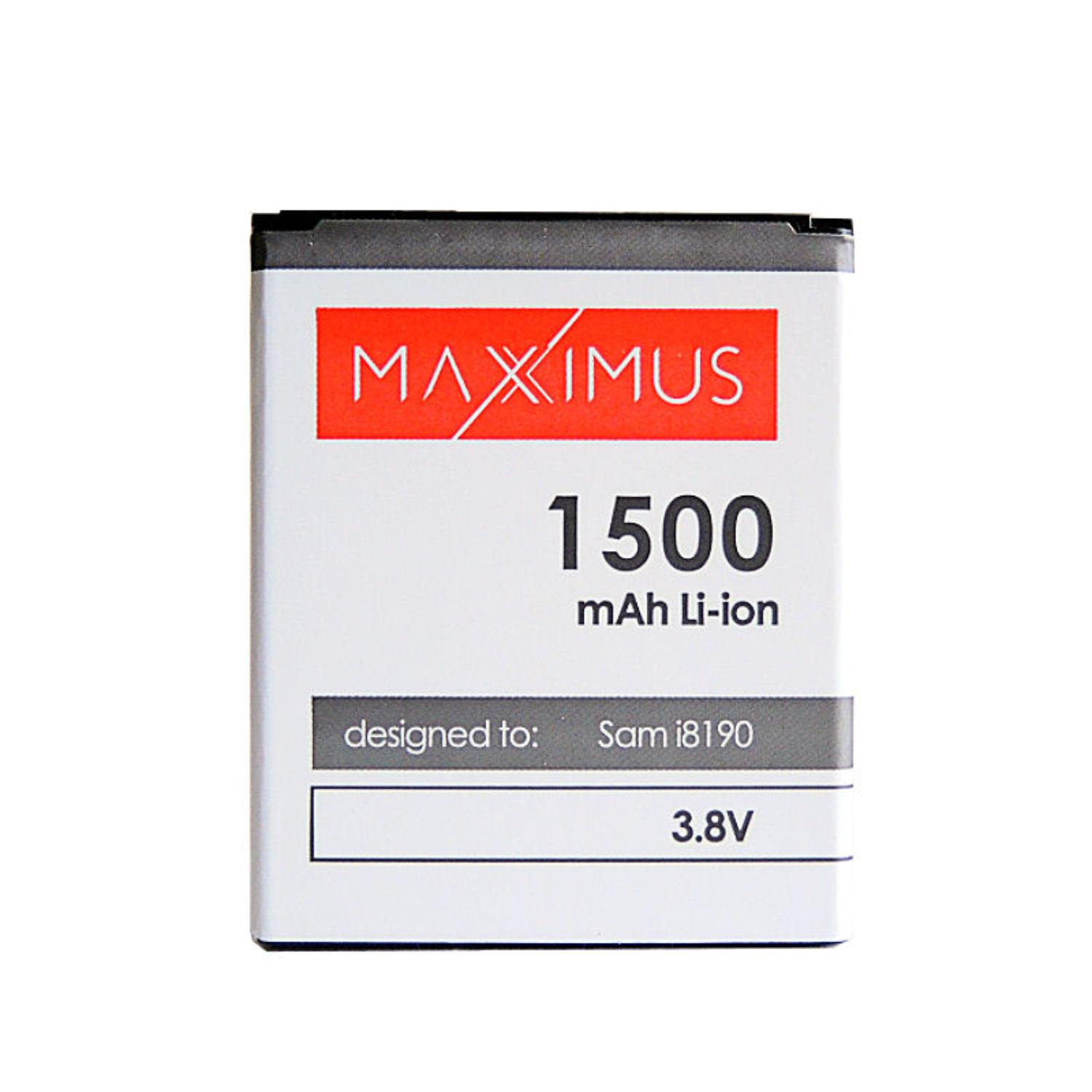 Baterija MAXXIMUS SAM i8190 S7560 1500 LION